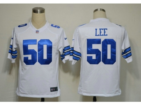 Dallas Cowboy 50 Penn State Sean Lee White Game Nike Nfl jersey